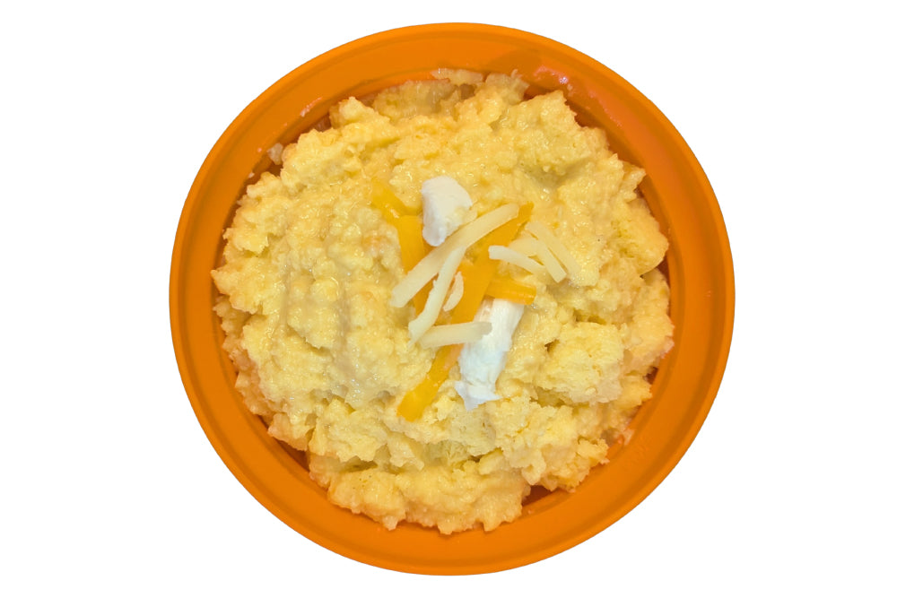 Three Cheese Scrambled Eggs
