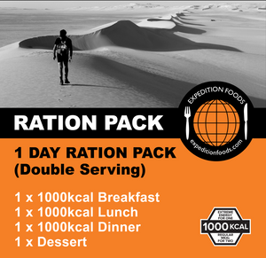 Pakiet racji żywnościowych Expedition Foods na 1 dzień