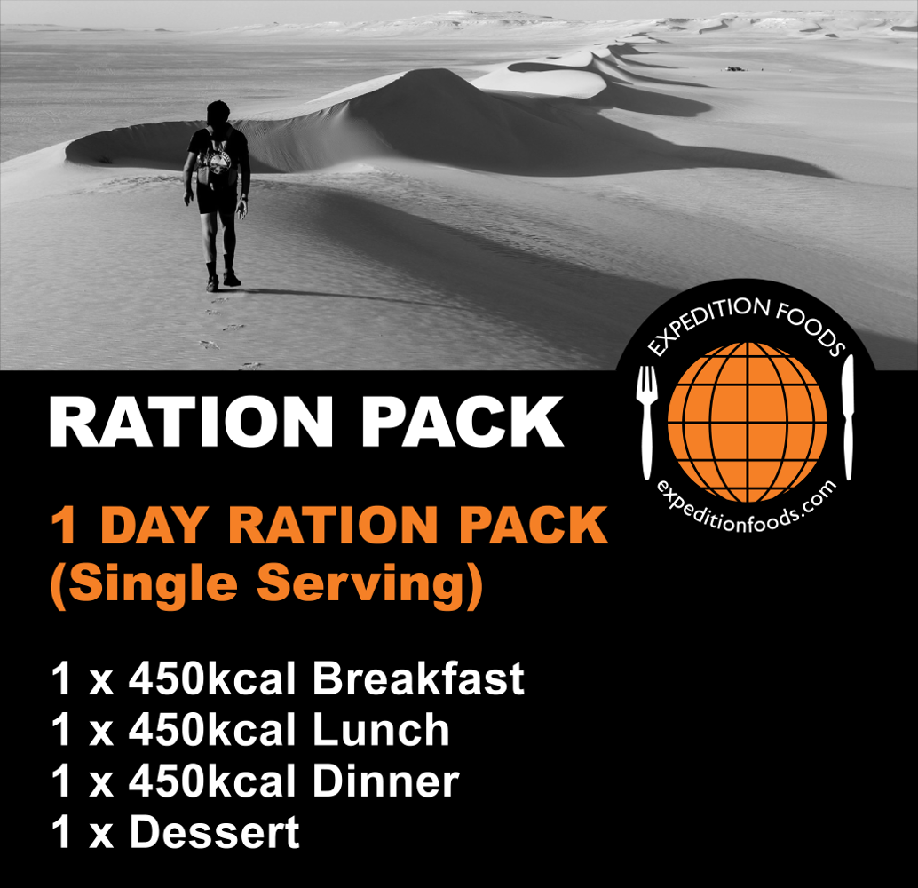 Fast Food Ration Expedition Foods 1 Day Ration Pack