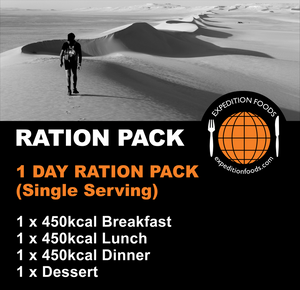 Pakiet racji żywnościowych Expedition Foods na 1 dzień