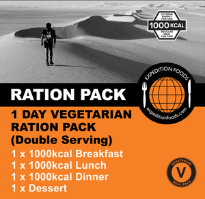 Expedition Foods 1-Tages-Vegetarisches Rationspaket