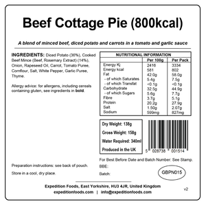 Beef Cottage Pie